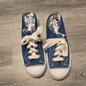 Keds Denim Blue Slip On Mule Sneakers Sz 8